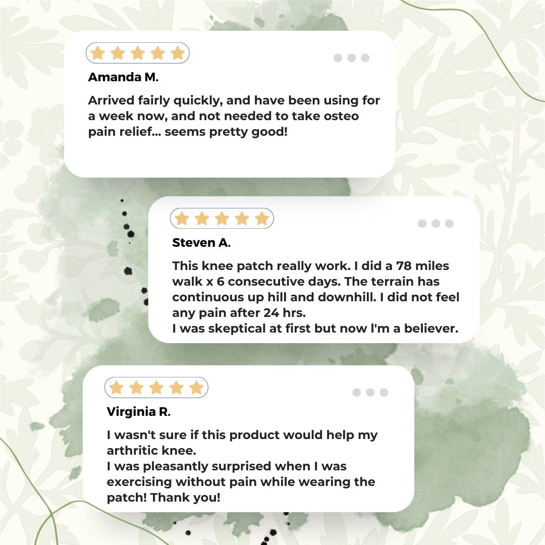 FlexiKnee - Natural Knee Pain Patches.