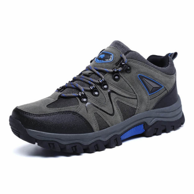 Men's Outdoor Lightweight Breathable Orthopedic Hiking Shoes Comfortable Trekking Work Shoes For All Season-POIULTD