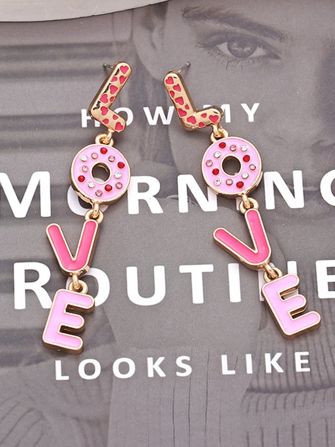Women's Valentine's Day Love Earrings-POIULTD