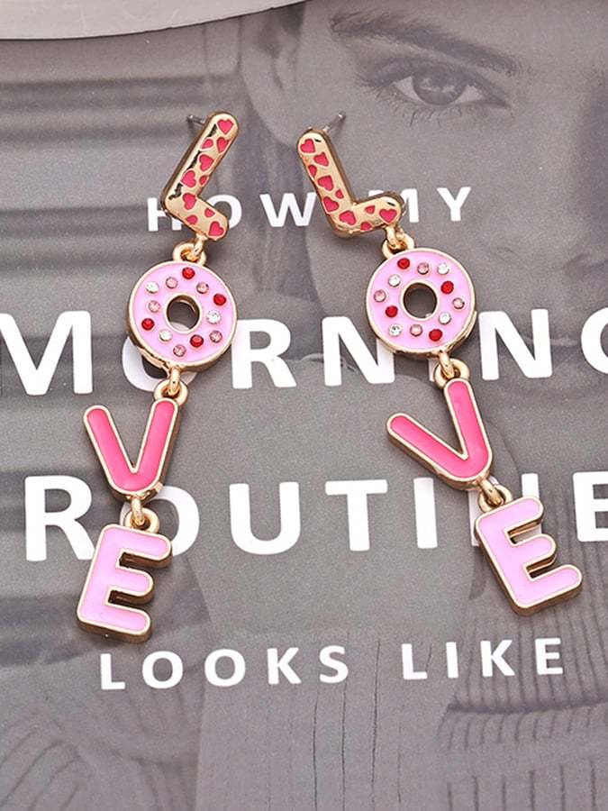 Women's Valentine's Day Love Earrings-POIULTD