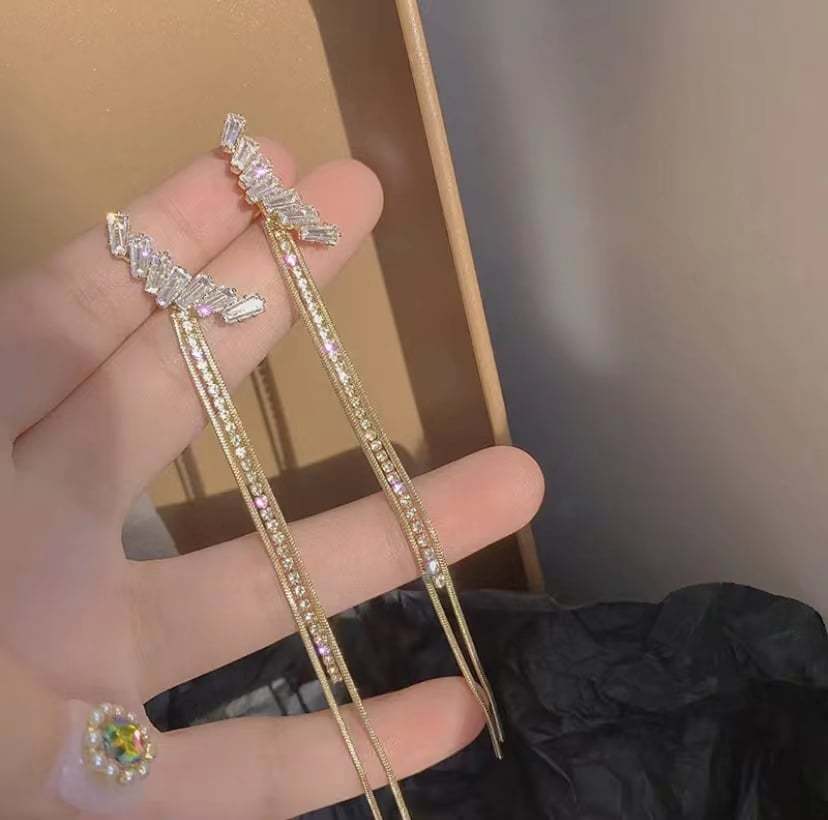 Last Day 49% OFF✨Pentagram Tassel Earrings| Perfect Gift🎁-POIULTD