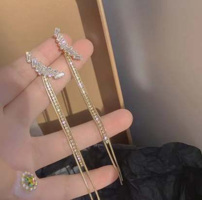 Last Day 49% OFF✨Pentagram Tassel Earrings| Perfect Gift🎁-POIULTD