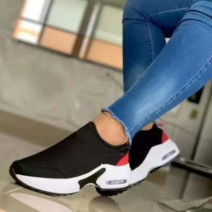 Casual Mesh Women's Platform Sneakers-POIULTD