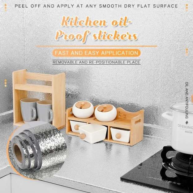 🔥Kitchen Oil-proof Stickers-POIULTD
