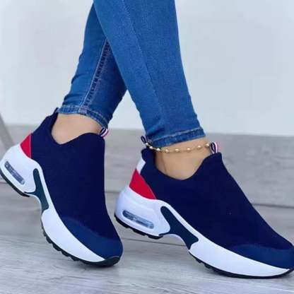 Casual Mesh Women's Platform Sneakers-POIULTD