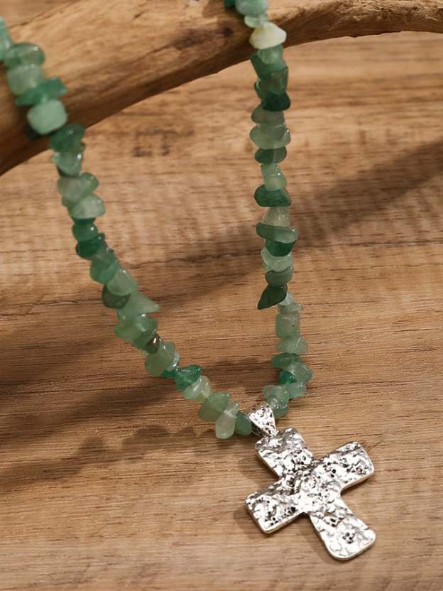Women's Western Style Cross Necklace-POIULTD