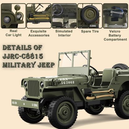 [Official Brand  Store]🚗1941 MB 1:16 Scale Crawler RTR