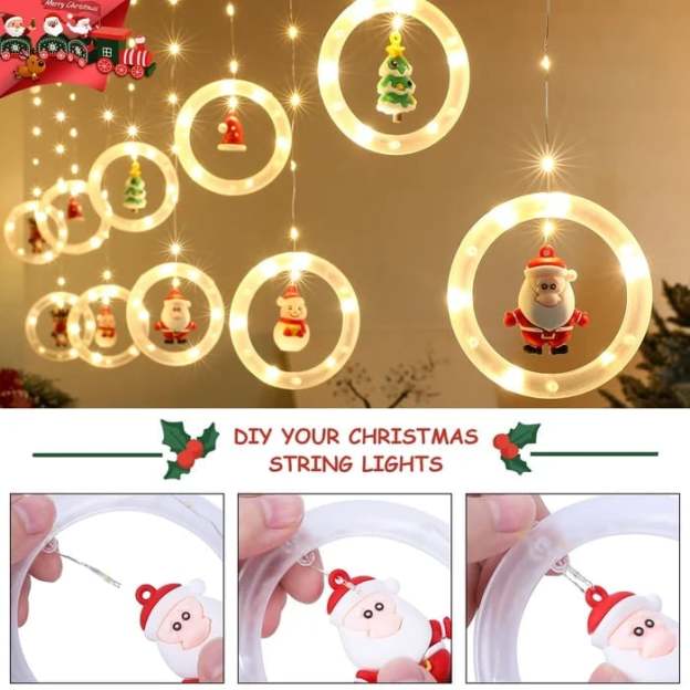 🎅Early Christmas Sale-49% OFF - Christmas Decor Ring Lights-POIULTD