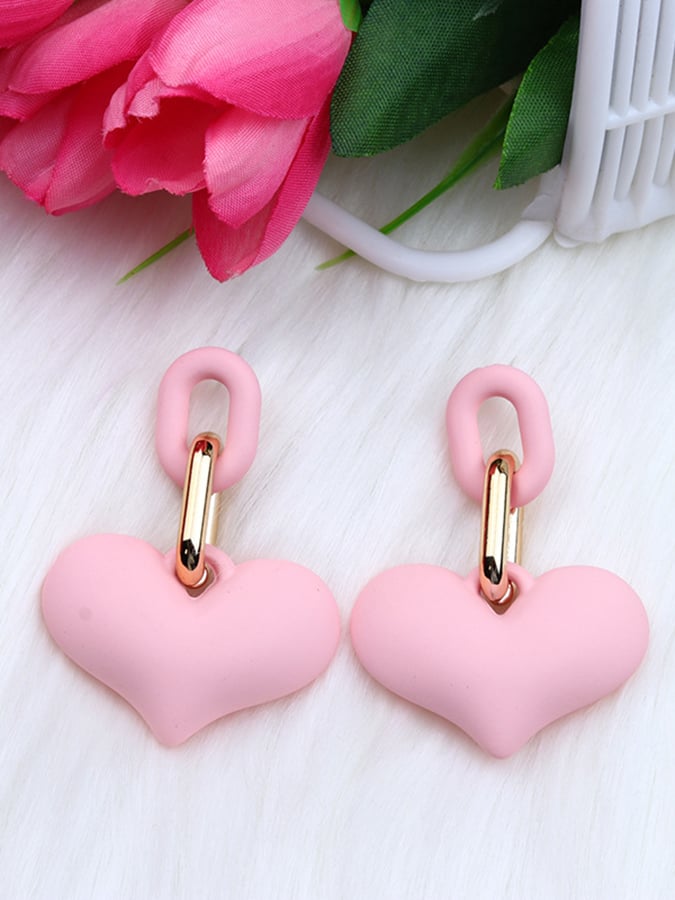 Women's Valentine's Day Heart Fashion Earrings-POIULTD