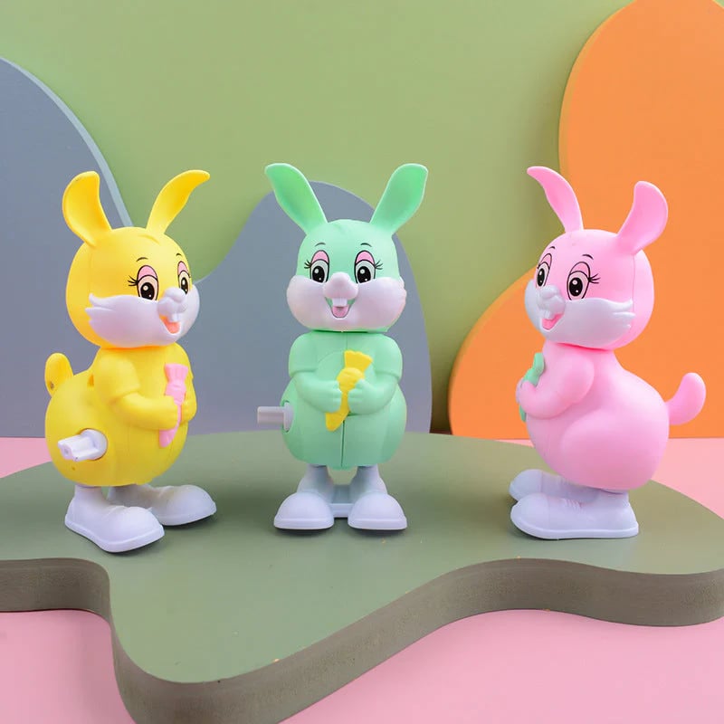 🔥Easter Sale🔥Easter Rabbit Wind up Toys--5 pcs (random color)