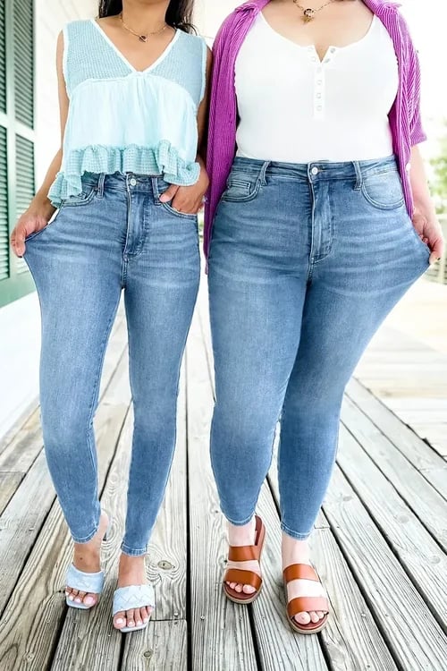 🎉LAST DAY  49% OFF - 🔥Shapewear Belly Lift Butt Lift Vintage Comfort Control Jeans