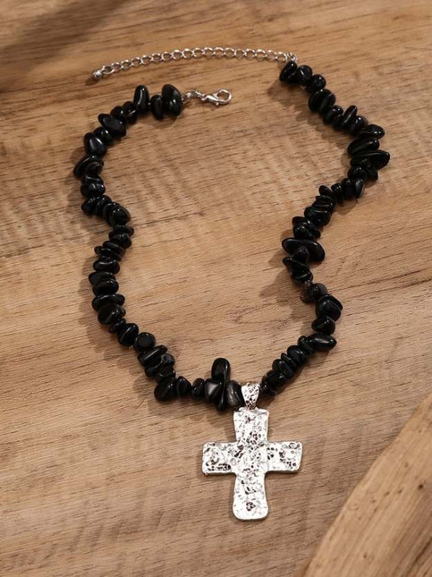 Women's Western Style Cross Necklace-POIULTD