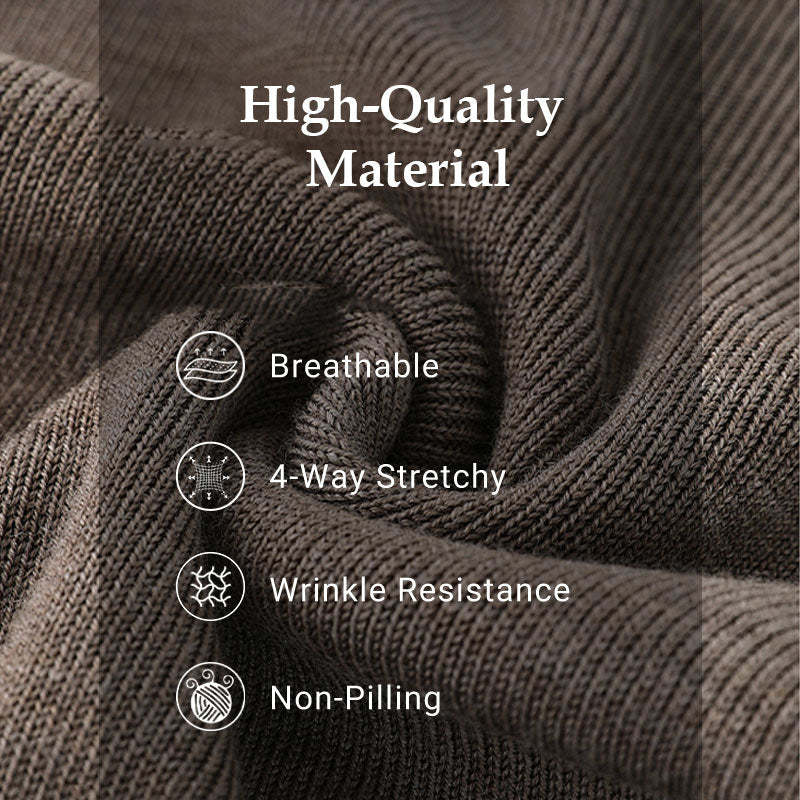 🔥Black Friday Promotion 49%OFF🔥Women's solid color Long Sleeve Jumper & Pleated Bottom Dress