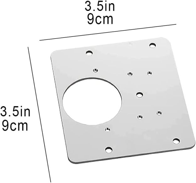 Repair piece for side hinge plate