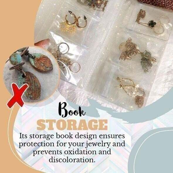 🎁Last Day Promotion 70% OFF--Transparent Jewellery Storage Book Set-POIULTD