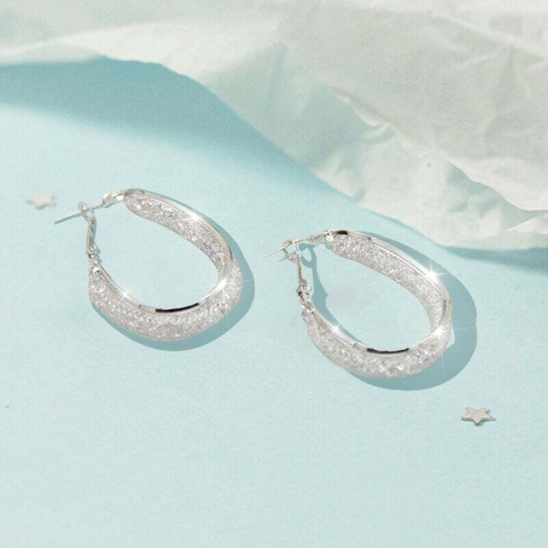 Fashion Oval Earrings-POIULTD