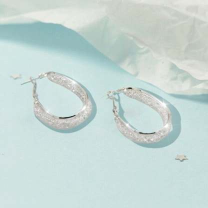 Fashion Oval Earrings-POIULTD