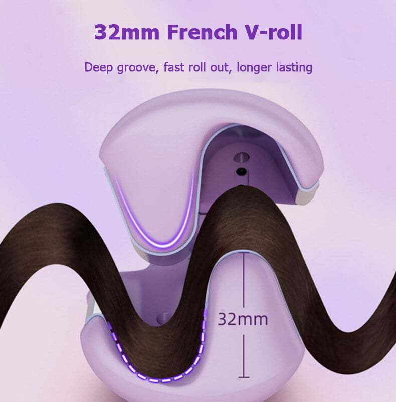 French Wave Curling Iron-POIULTD