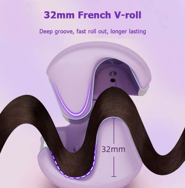 French Wave Curling Iron-POIULTD