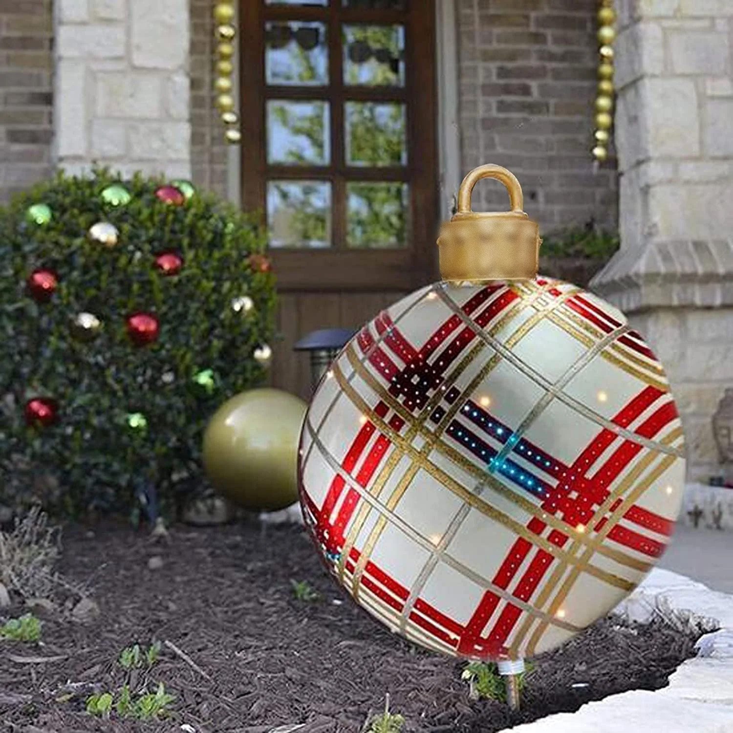 🎄Early Christmas Sale 70%OFF-Outdoor Christmas PVC inflatable Decorated Ball-POIULTD