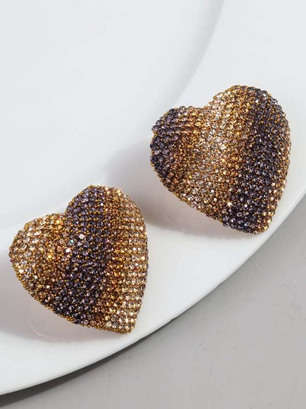 Women's Valentine's Day Heart Fashion Earrings-POIULTD