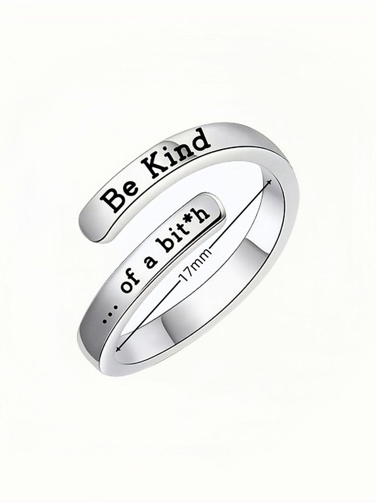 Be Kind Copper Split Adjustable Ring-POIULTD