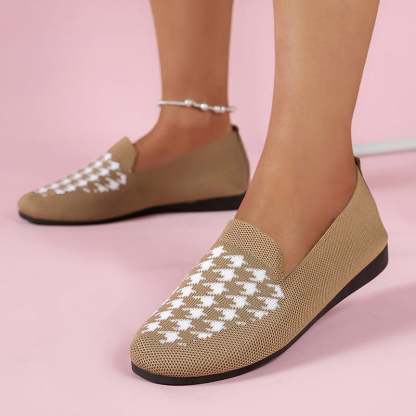 Casual Weave Women's Flat Shoes-POIULTD