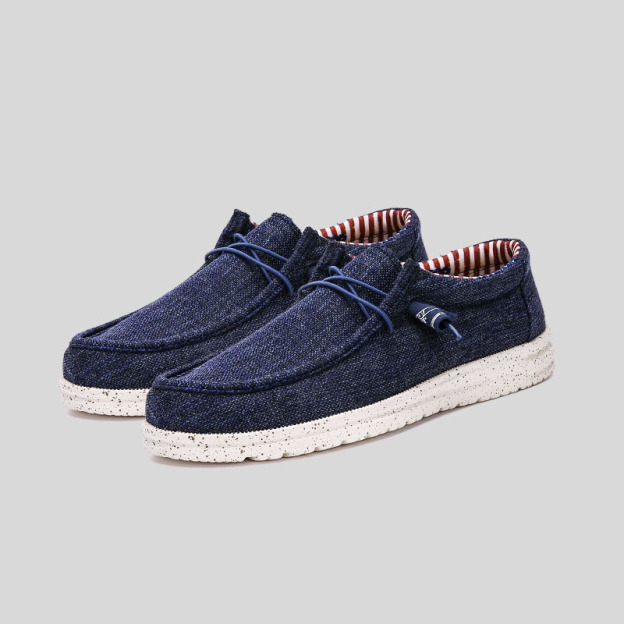MEN'S COMFORTABLE BREATHABLE LINING FLAG CASUAL SHOES-POIULTD