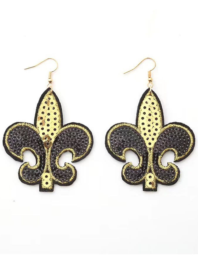 Women's Mardi Gras Personalized Fashion Earrings-POIULTD