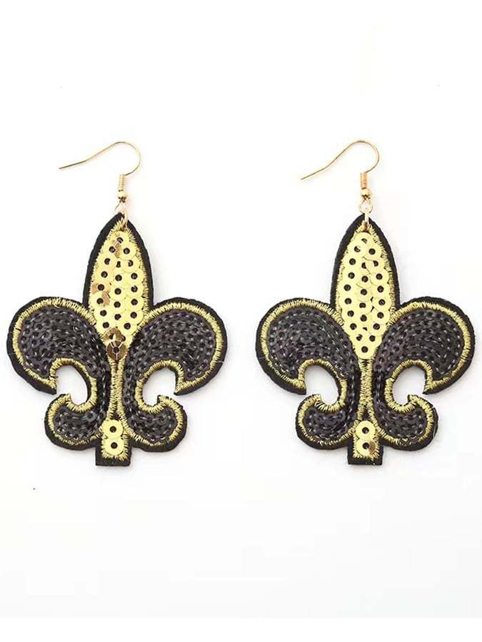 Women's Mardi Gras Personalized Fashion Earrings-POIULTD