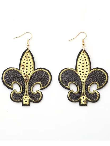 Women's Mardi Gras Personalized Fashion Earrings-POIULTD