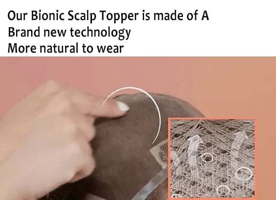 🔥Breathable and natural hair toppers for women with thinning hair-POIULTD