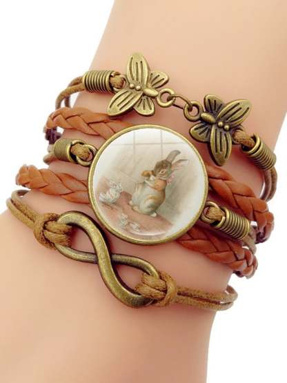 Easter Bunny Time Stone Bracelet-POIULTD
