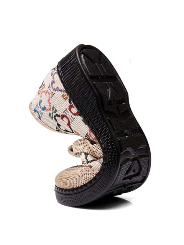 New Fashion Tide Shoes Soft Sole Comfortable And Breathable Ethnic Style Casual Single Shoes Women-POIULTD