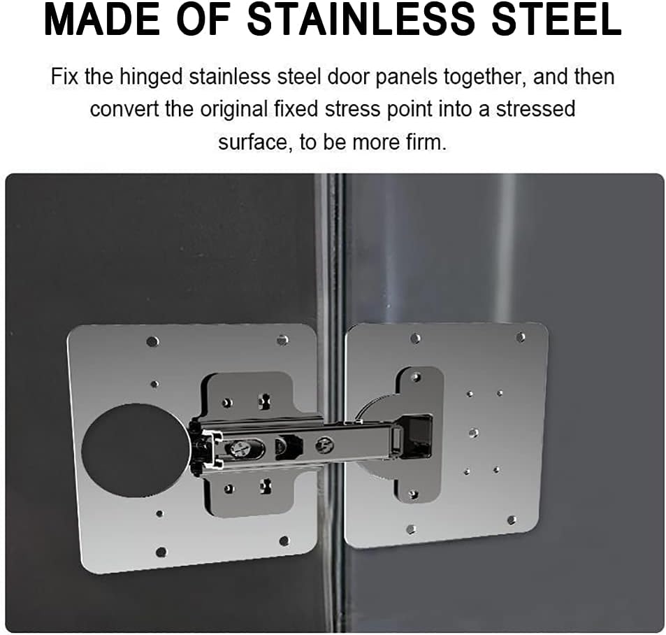 Repair piece for side hinge plate