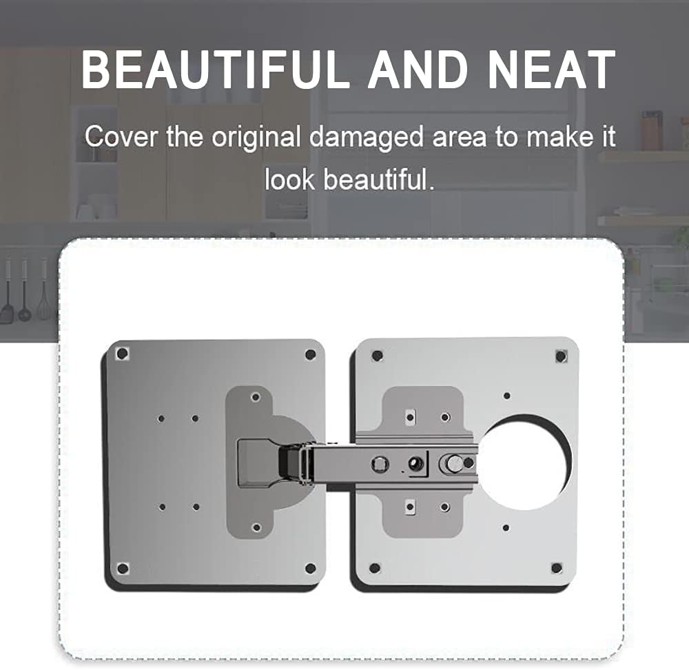 Repair piece for side hinge plate