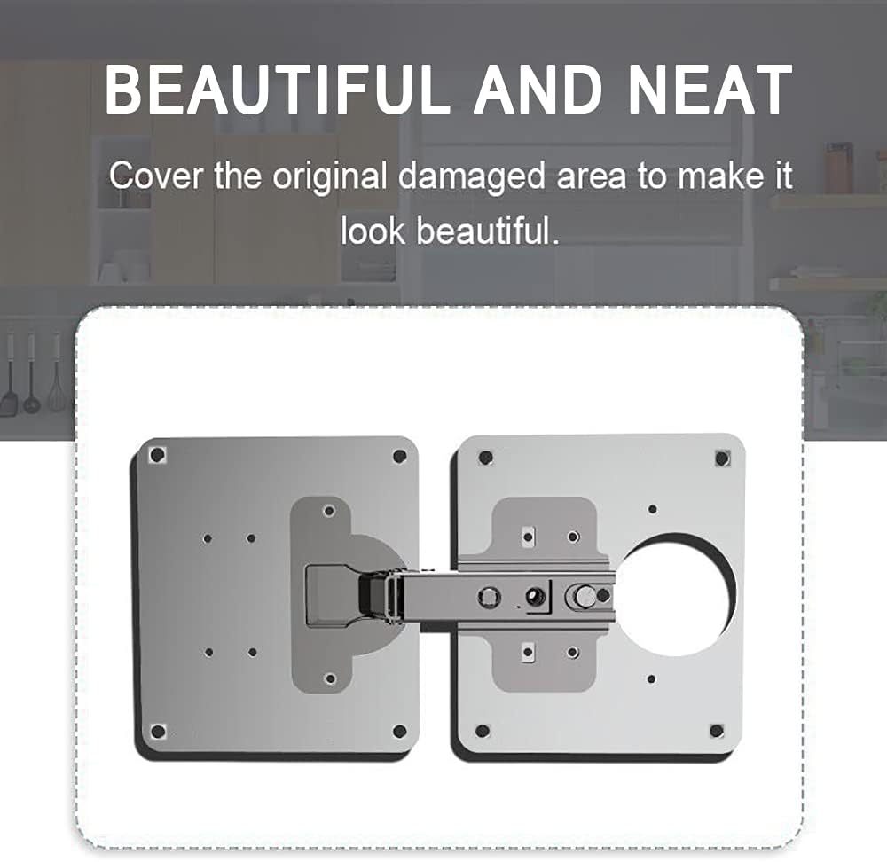 Repair piece for side hinge plate