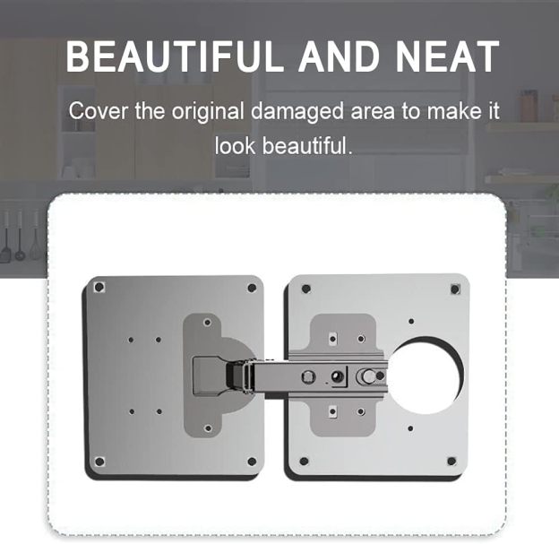 Repair piece for side hinge plate