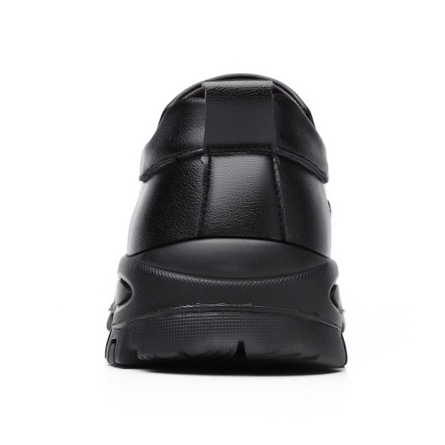 MEN'S EXTENDED WIDTH FOOT AND HEEL COMFORTABLE PLATFORM CASUAL SHOES-POIULTD