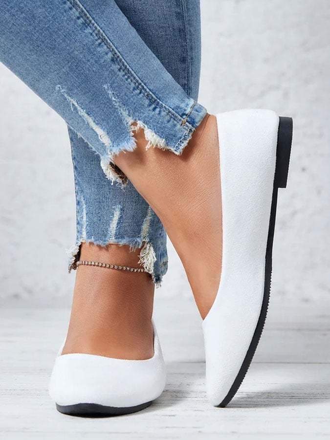 Women's suede non-slip pumps-POIULTD
