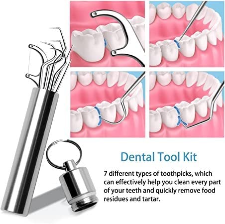 🔥Stainless Steel Toothpick Set 7pcs-POIULTD