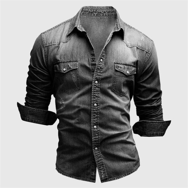 Miami Denim Shirt-POIULTD