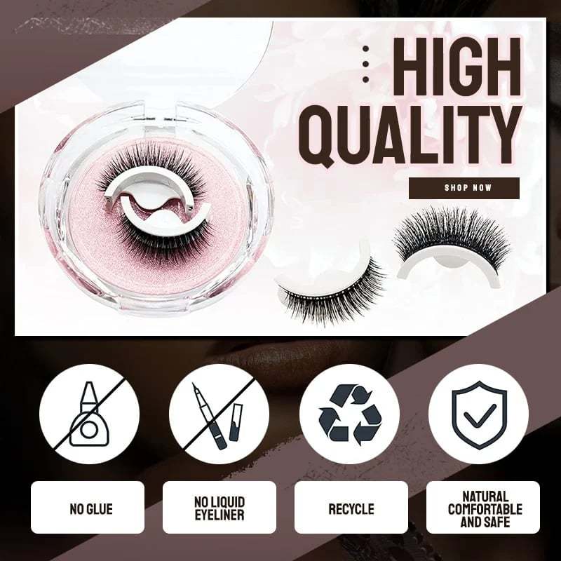 🔥Reusable Self Adhesive Eyelashes-POIULTD