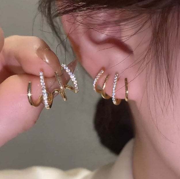 💖2022 Mother's Day Promotion- 48% OFF🌹Shiny Crystal Earrings-POIULTD
