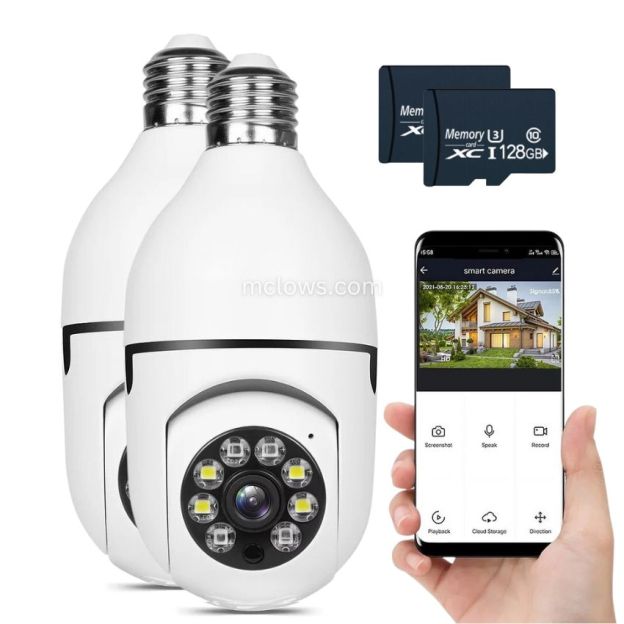 The Original BulbCam360™️ - Wireless Smart Security Cam-POIULTD