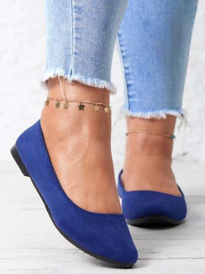 Women's suede non-slip pumps-POIULTD