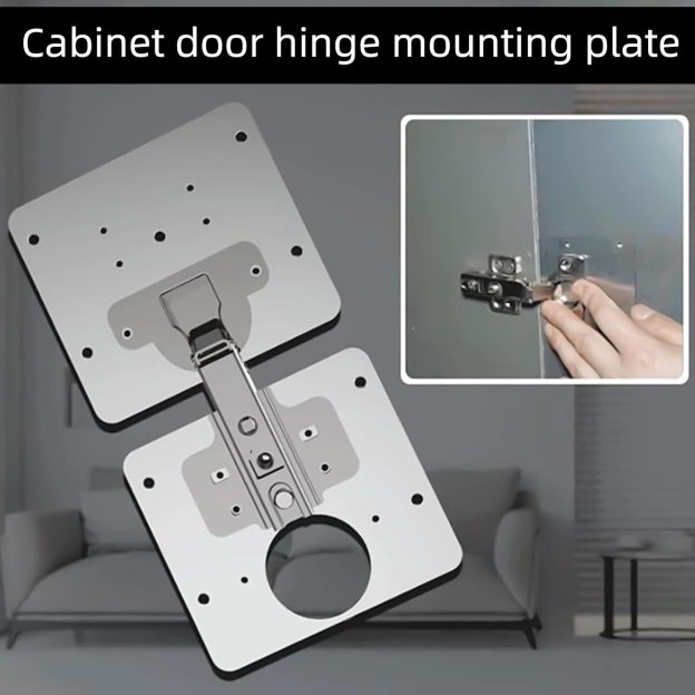 Repair piece for side hinge plate