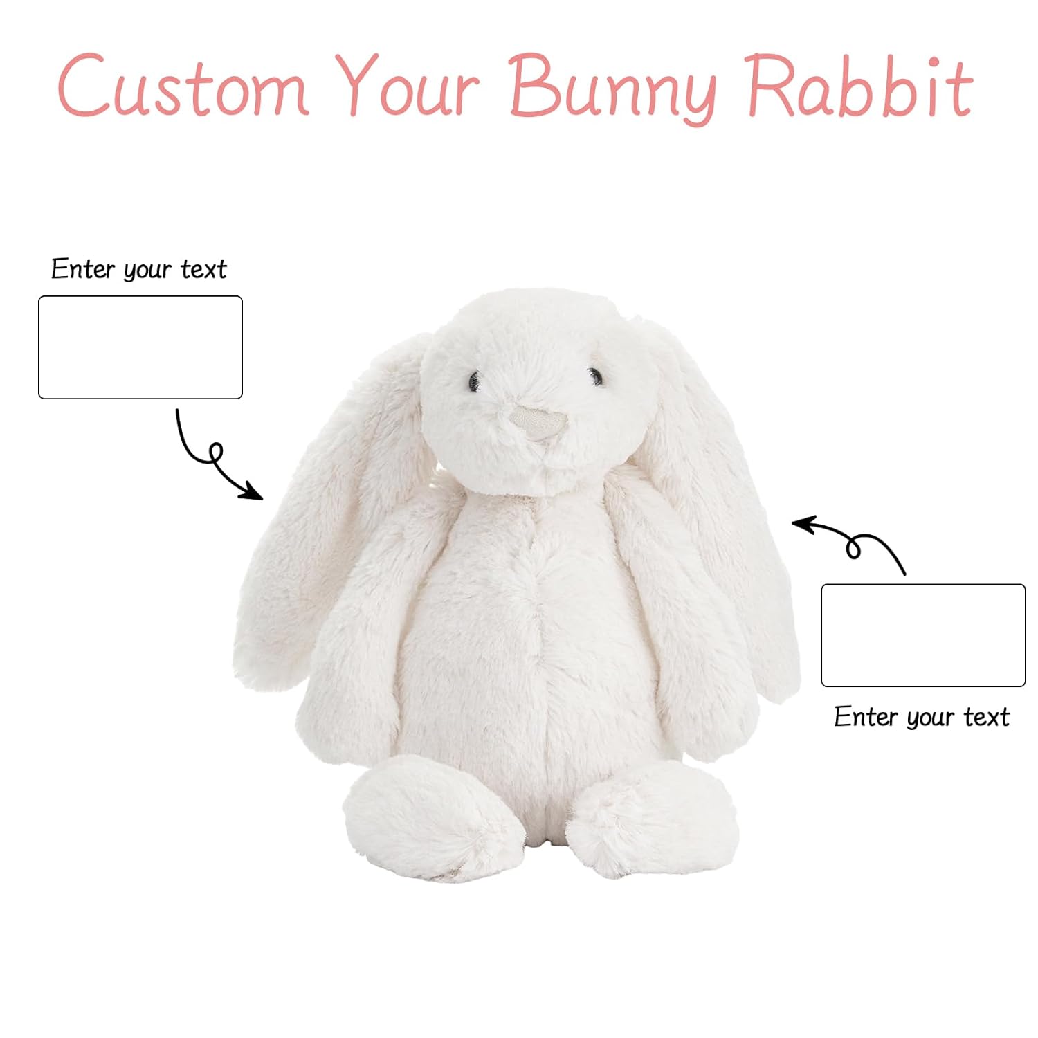 🔥Easter Sale🔥Personalized Easter Bunny with custom name! (11.8")-POIULTD