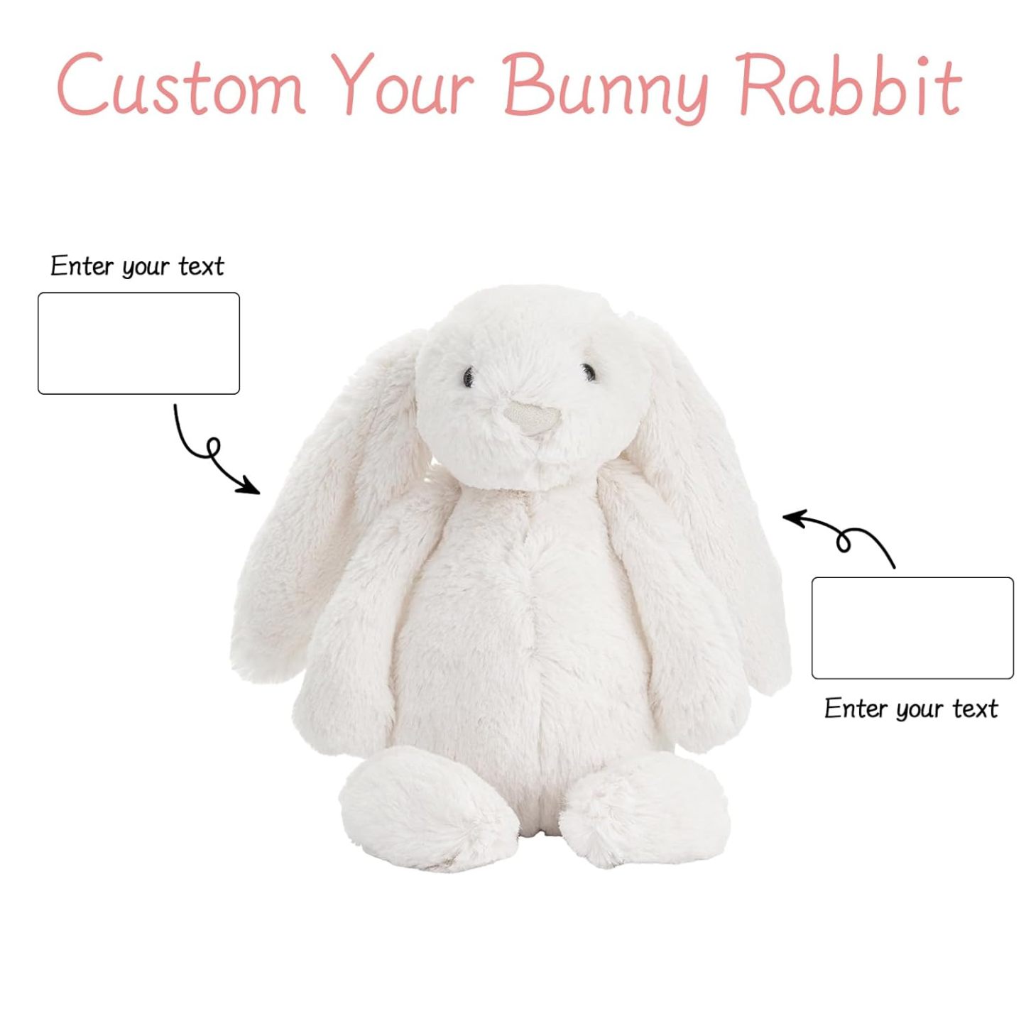 🔥Easter Sale🔥Personalized Easter Bunny with custom name! (11.8")-POIULTD
