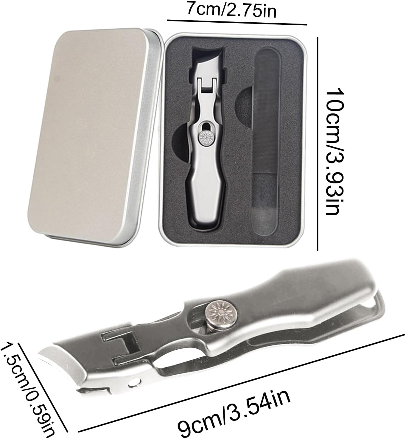 🔥 Ultra Sharp Stainless Steel Nail Clippers-POIULTD